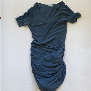James Perse ruched T-shirt dress